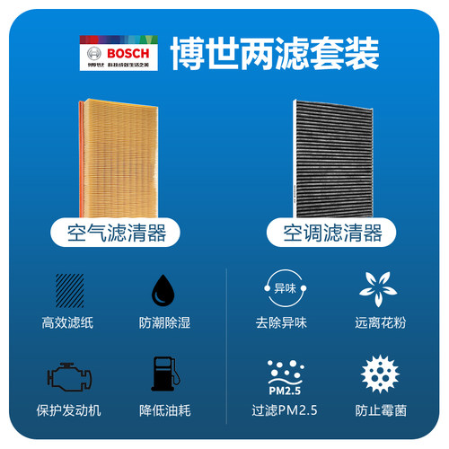 欧尚X5 X7 PLUS Z6 CX70长行A600 X70A科赛5 Pro博世空气空调滤芯 - 图0