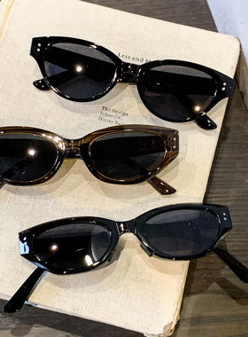 复古猫眼墨镜女士高级感2026新款