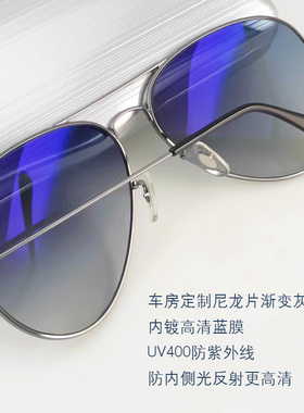 内镀膜渐进色灰蓝色RB太阳镜