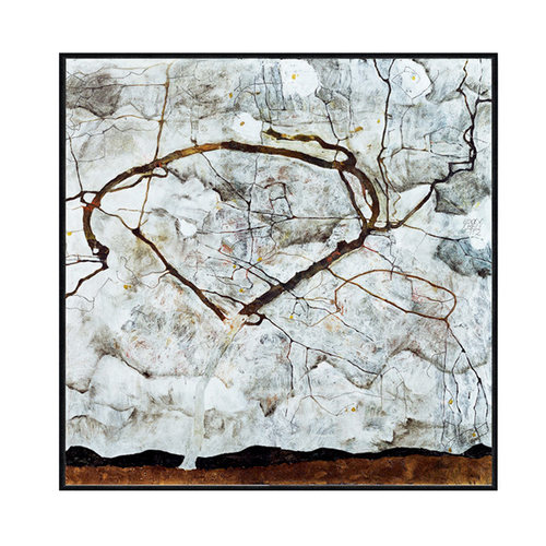 美式装饰画抽象展厅玄关挂画客厅简美壁画餐厅画装饰复古怀旧单幅 - 图3