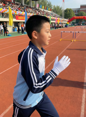 氨纶白手套尼龙薄款广场舞表演升旗礼仪珠宝开车高弹男女透气白色