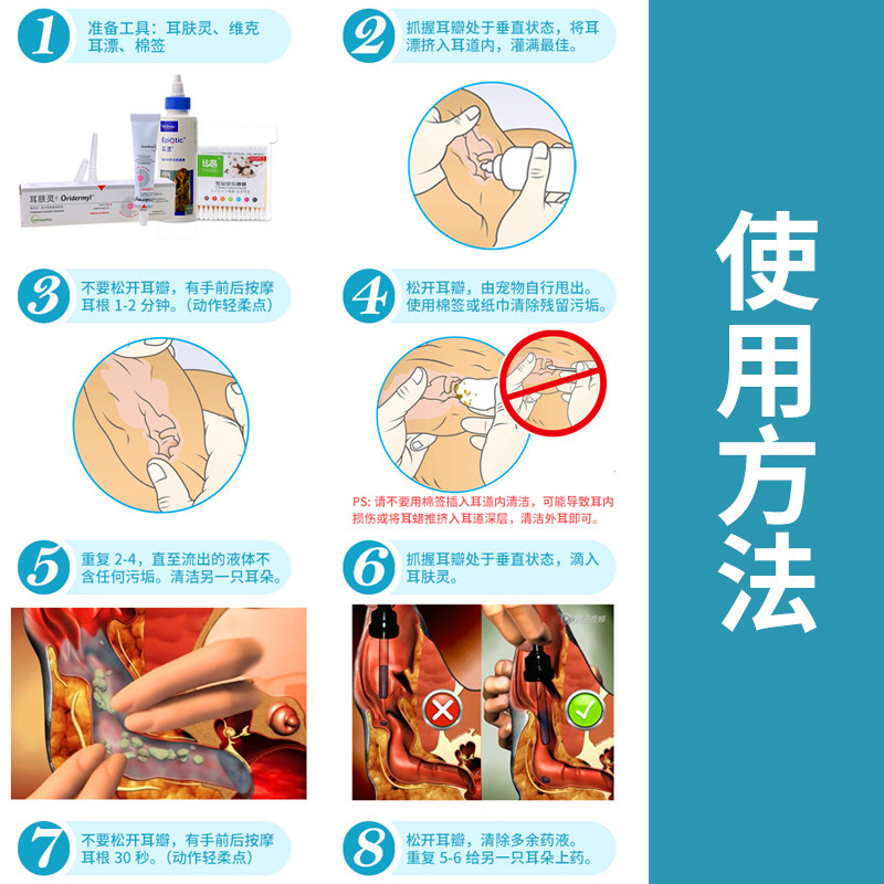 法国威隆耳肤灵猫咪狗狗外耳炎专用药猫宠物耳朵发炎复方软膏耳漂,淘宝优惠券,粉丝福利购,淘宝优惠卷
