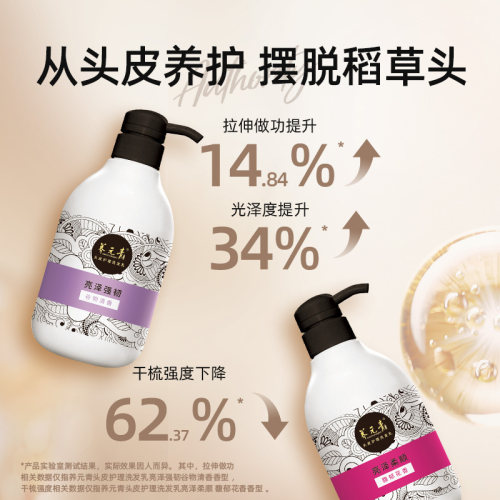 云南白药养元青洗发水柔顺强韧护发亮发专研淘米水洗发露洗头膏 - 图1