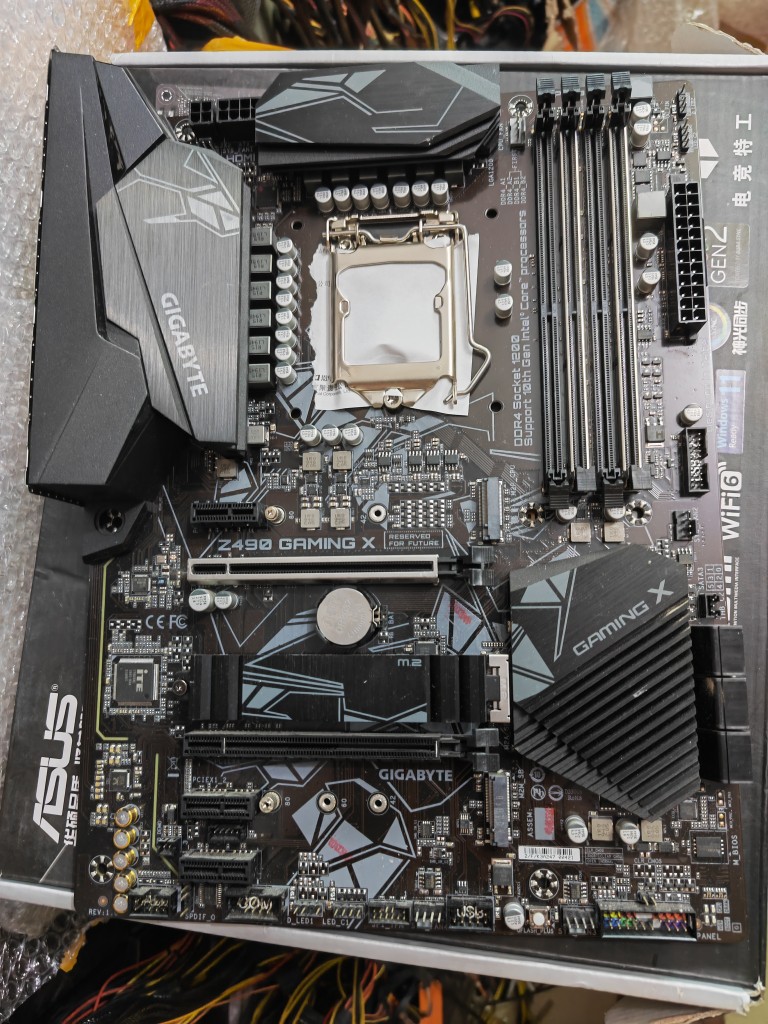 Gigabyte/技嘉 Z490 GAMING X AX DDR4 1200 10 11代CPU 电脑主板 - 图0