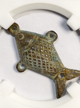 其他/other辽金收藏品鱼形挂花钱