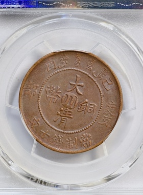 大清铜币中心川己酉度支部宣统年