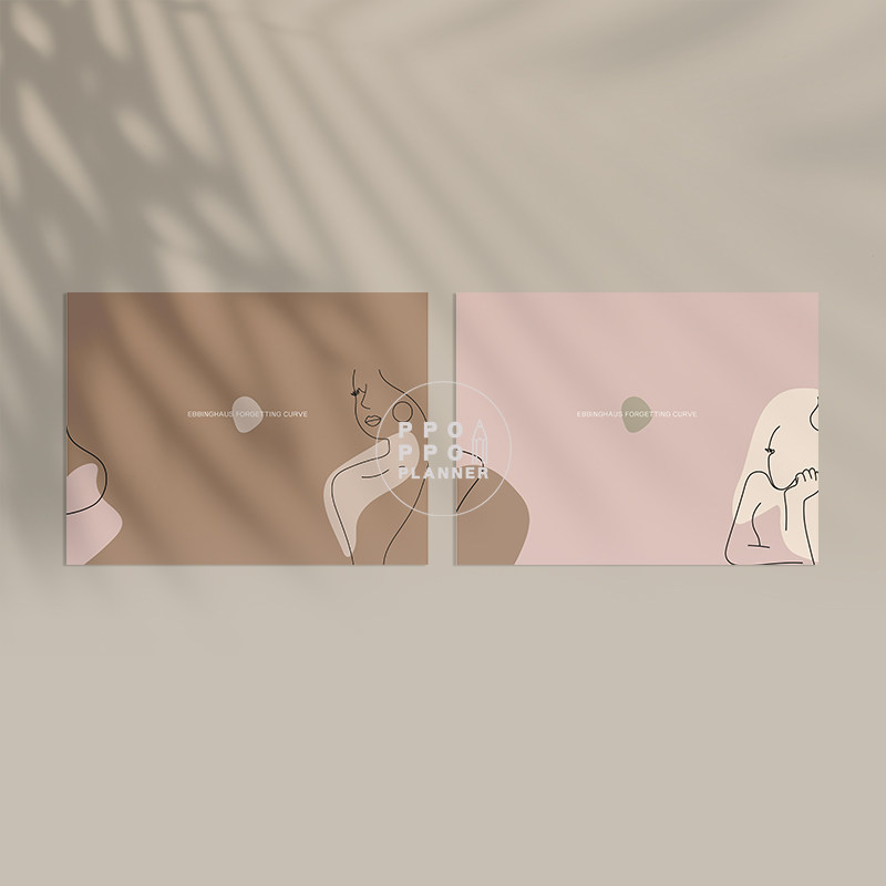 ipad电子艾宾浩斯遗忘计划表曲线复习计划手帐goodnotes单词笔记-PPOPPO 