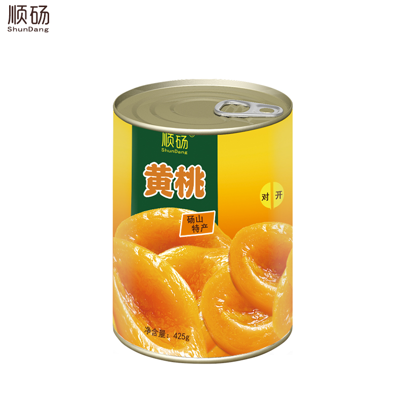 顺砀牌黄桃罐头对开砀山特产新鲜水果罐头整箱12罐*425克多省包邮 - 图3