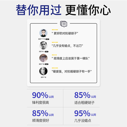 百利007铂金刃口双面刀片老式剃须刀手动刮胡刀片双面剃胡子刀片 - 图2