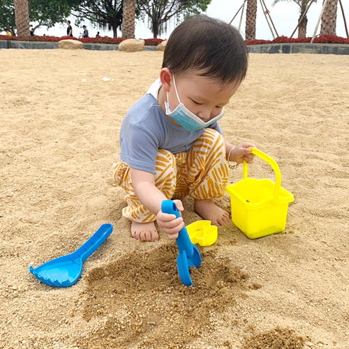 建雄儿童沙滩玩具套装桶男孩女孩宝宝挖沙铲子玩沙子决明子工具 - 图2