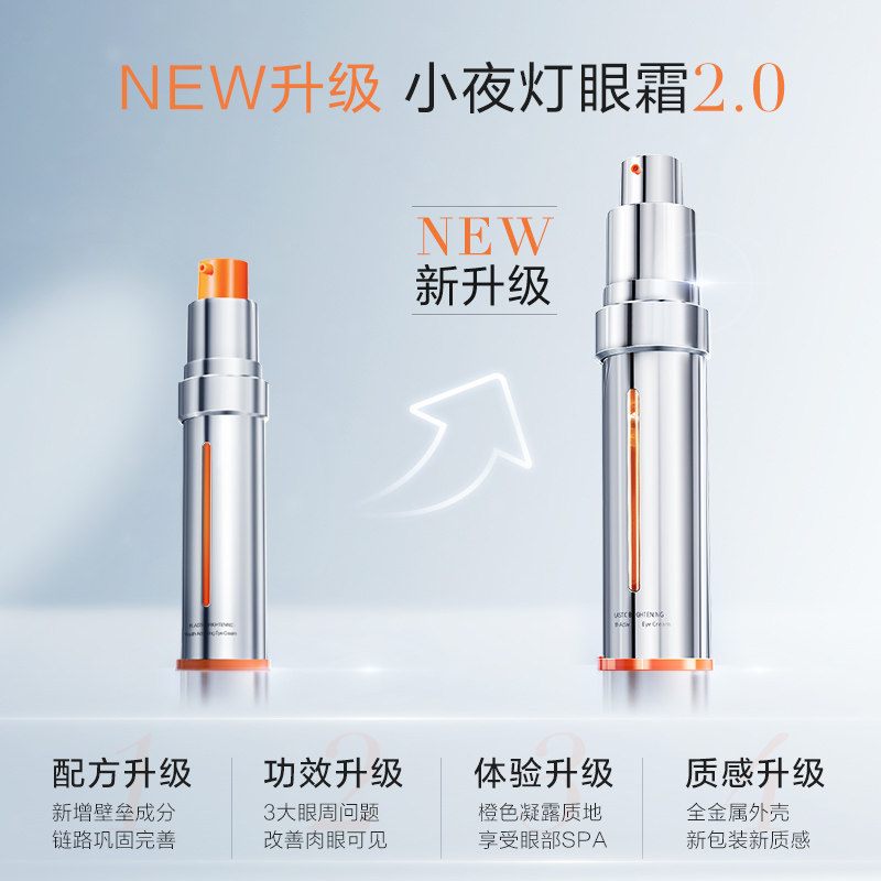 双抗小夜灯2.0玵泊莱雅官方眼霜 珀莱雅夺慕眼霜