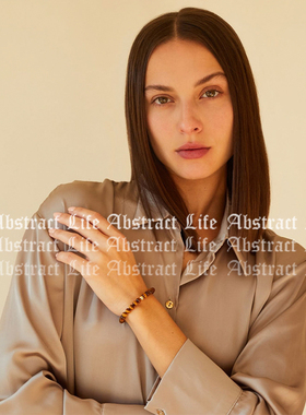 王嘉尔同款黄虎眼石手链