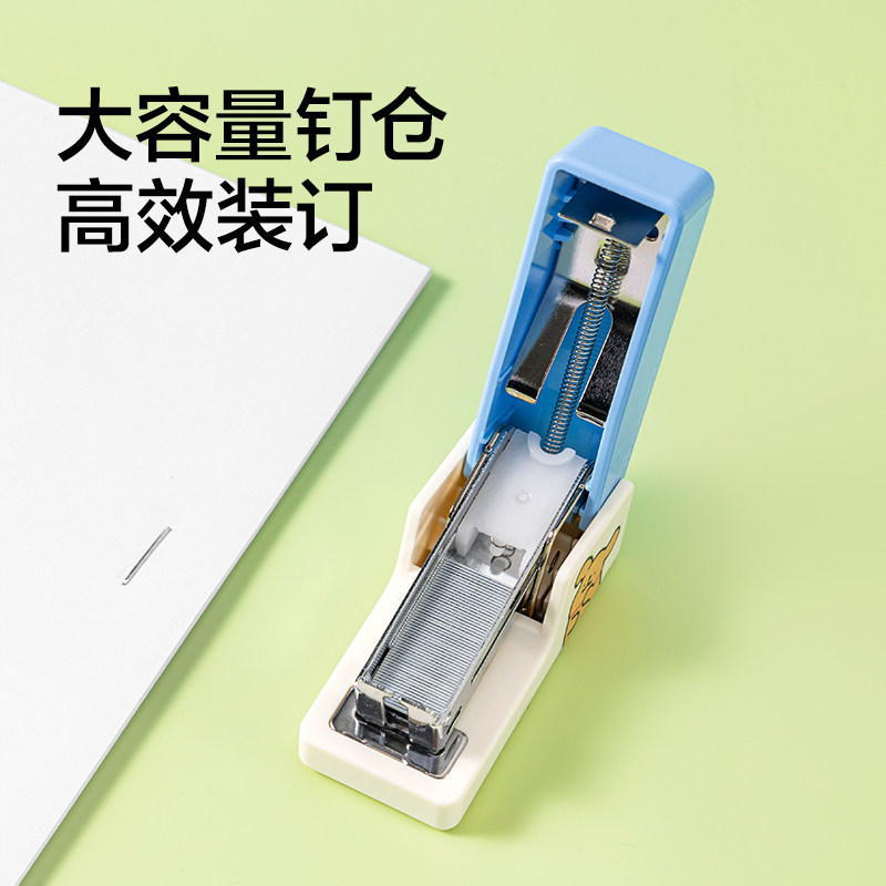 Deli co-branded mini labor-saving portable stapler