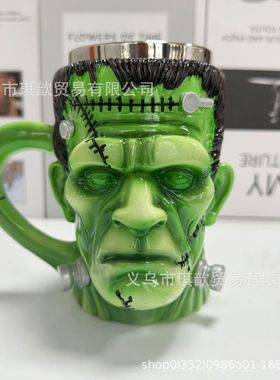 爆款马克杯绿巨人不锈钢水杯