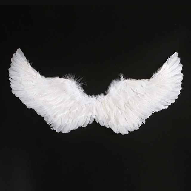 ວັນເດັກນ້ອຍເທວະດາ Feather Wings Angel Wings ການປະຕິບັດ Costume