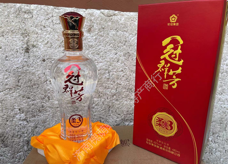 【厂家授权】清仓花冠冠群芳白酒5S柔3浓香型整箱（480ml*6瓶）-图0