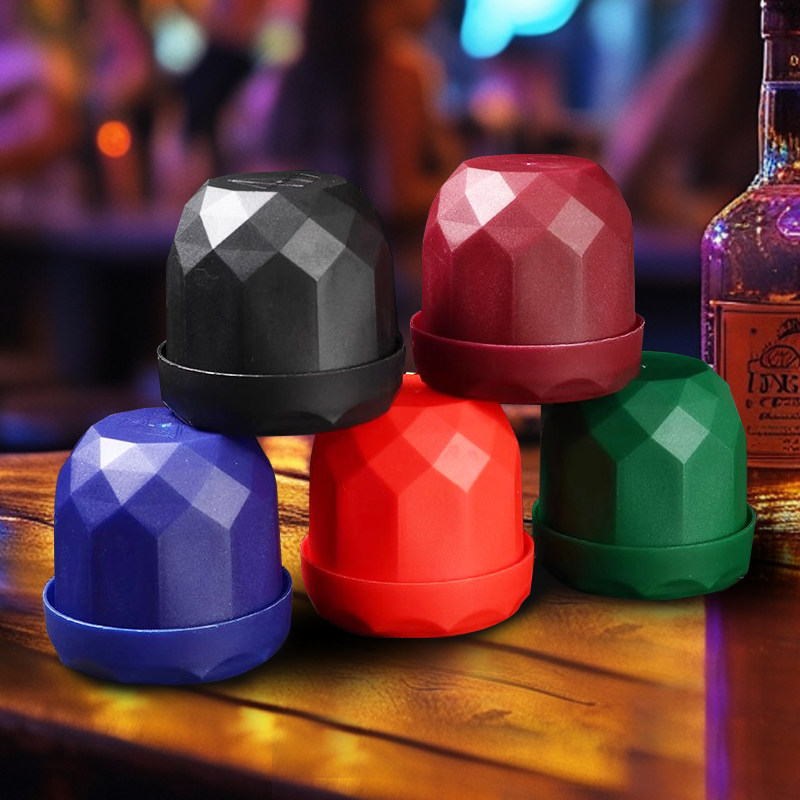 【10个】色盅骰子套装夜店摇色子色盅带底座子筛盅KTV酒吧甩盅,淘宝优惠券,粉丝福利购,淘宝优惠卷