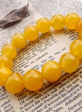 黄玉手链黄玉手链手珠