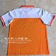 Summer pure cotton orange and white pure cotton school uniforms for middle and high school students short-sleeved T-shirts casual sports unisex style