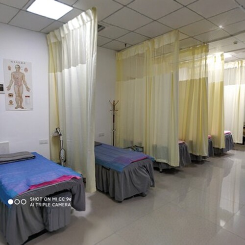 医院用的窗帘美容院隔断帘医用帘养生馆隔帘诊所床位L型U型拉帘布 - 图3