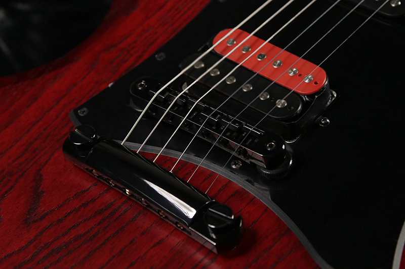 卖时光  Gibson SG Voodoo JuJu 吉布森美产恶魔角电吉他它樱桃红 - 图2