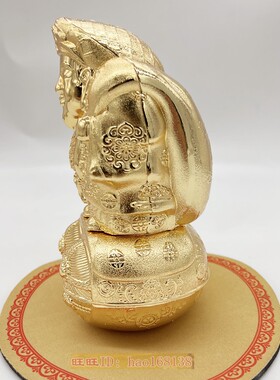 李居明大黑天财神九运吉祥物居明 大黑天财神到摆件 家居装饰摆件