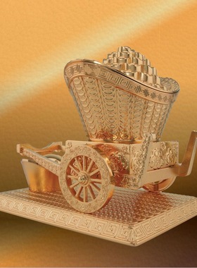 李居明运财车运财金舆禄吉祥物摆件家居书房办公装饰工艺