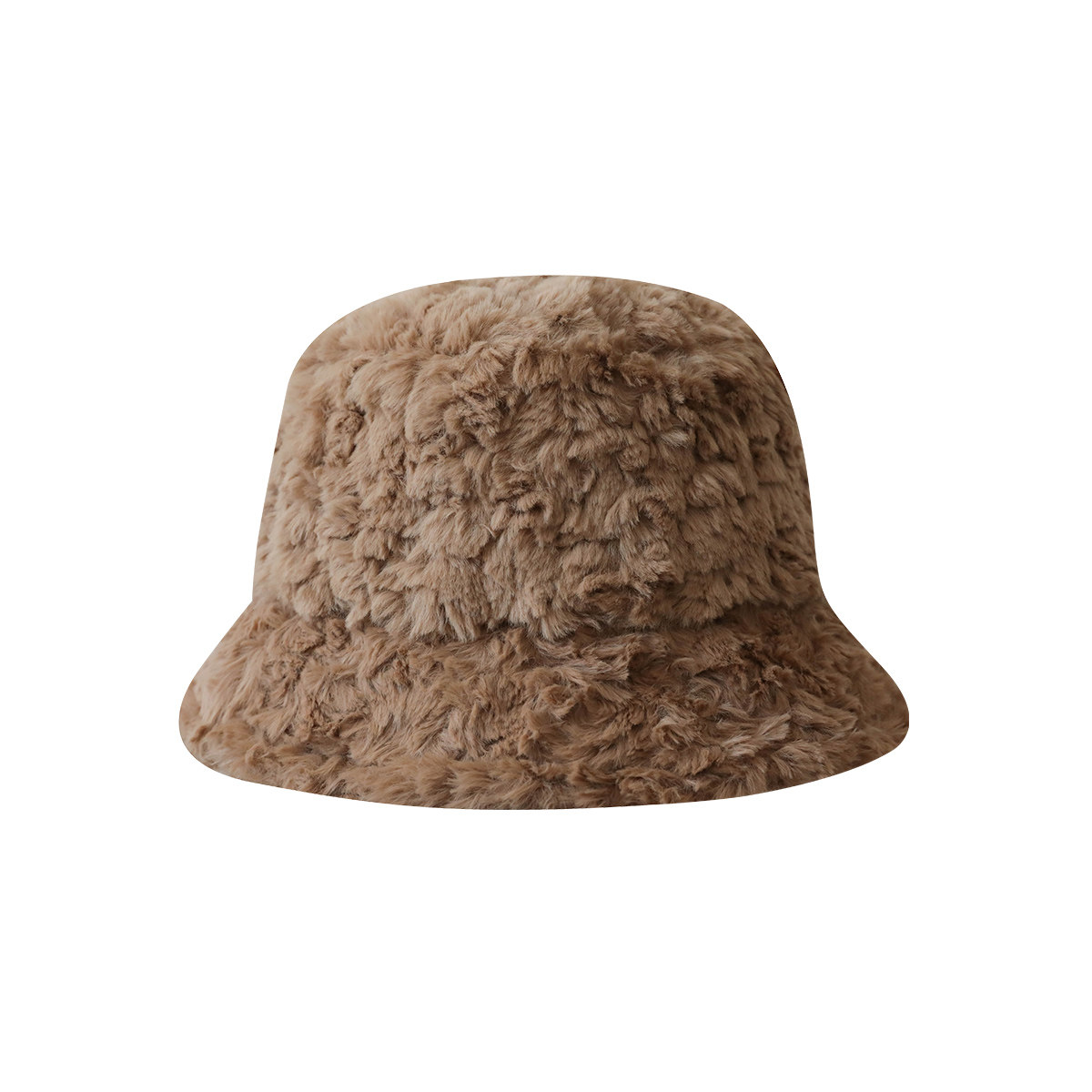 冬天显脸小渔夫帽女生光版毛绒绒保暖宽檐盆帽韩版高品质兔毛帽子,淘宝优惠券,粉丝福利购,淘宝优惠卷