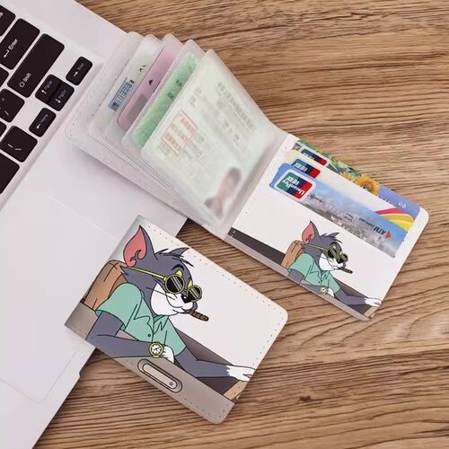 猫和老鼠驾驶证保护套多功能卡包情侣高级驾照壳机动车行驶证件套 - 图1