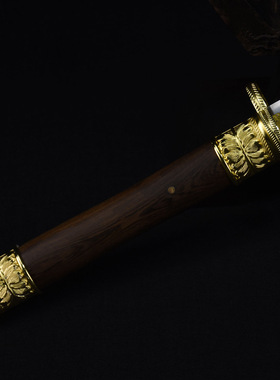 未开刃刀剑高锰钢防身双手刀一体康熙战刀唐横刀长刀冷兵器未开刃