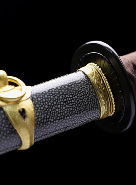 未开刃刀剑地肌钢上研日式刀具防身一体烧刃硬剑影视冷兵器未开刃