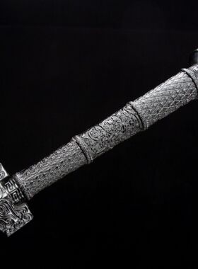 未开刃刀剑高锰钢手工锻打倚天剑春秋秦王汉剑硬宝剑冷兵器未开刃