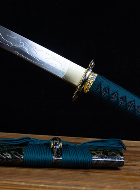 未开刃刀剑手工锻打高锰钢日式居合刀影视宝剑Katana冷兵器未开刃