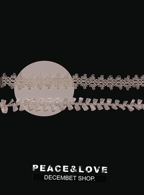 choker超仙白色蕾丝脖子饰品颈带