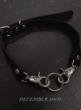 包邮choker项圈女颈带颈链黑色皮禁欲小众项链朋克锁骨链甜酷辣妹