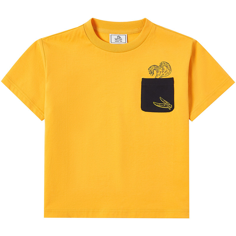 伯希和儿童T恤女童夏季新款休闲运动宽松圆领透气男童短袖,淘宝优惠券,粉丝福利购,淘宝优惠卷