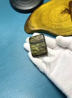 天然阴沉金丝楠木平安无事牌乌木挂件雕刻满水波龙胆纹崖柏手把件