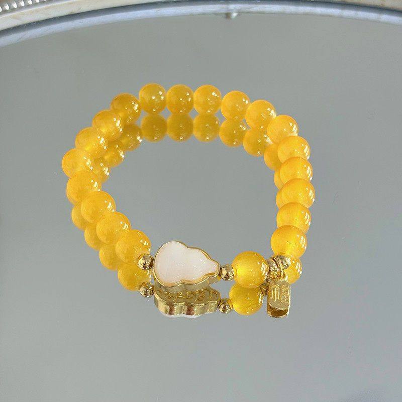 软妹草莓粉色手链女新款轻奢小众手串珠子葫芦手饰,淘宝优惠券,粉丝福利购,淘宝优惠卷