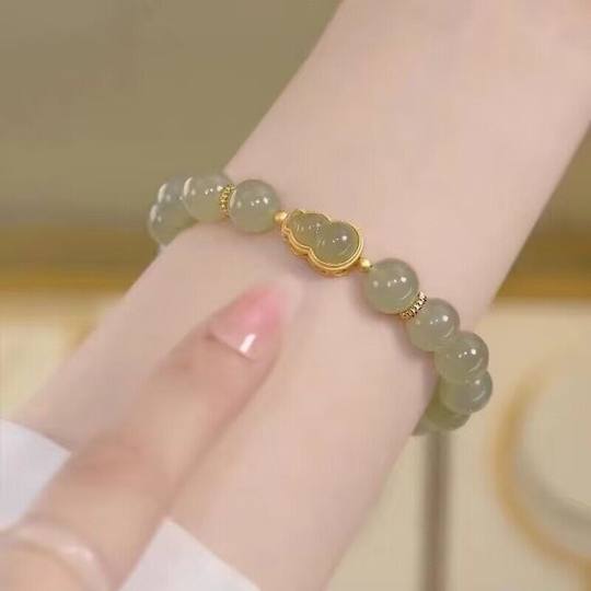 女士新款手链仿朱砂福禄吉祥开运本命年平安纳福气质复古优雅串珠