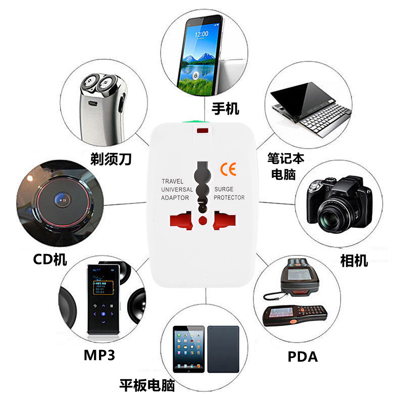 全球通单双USB万用转换插头国标澳标美标欧标英标中国香港澳门用 - 图2