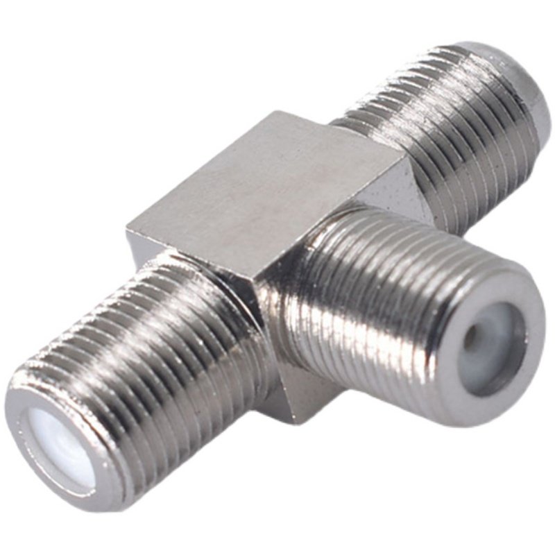 英制F头三母头转接头一母分二母转换头有线电视三通头f头1母转2母,淘宝优惠券,粉丝福利购,淘宝优惠卷