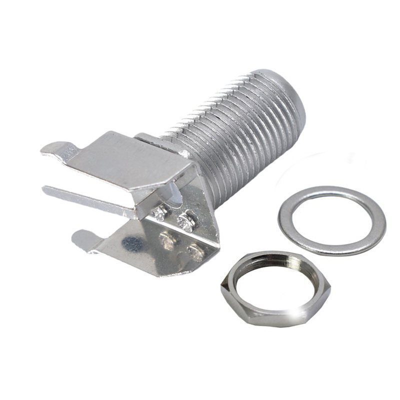 英制F头母座连接器 90度弯头户户通数字机顶盒弯头母座配螺母垫片,淘宝优惠券,粉丝福利购,淘宝优惠卷