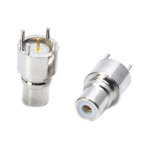 PCB four-pin rca female base pure copper four-pin plug