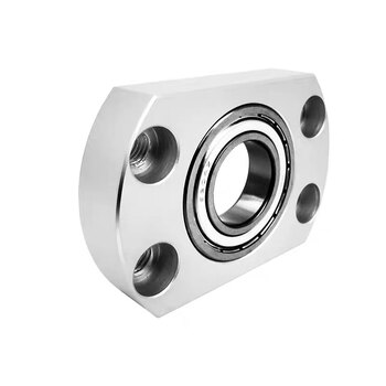 ວິທີ flange bearing seat round flange without buckle 6800 support seat optical axis fixed seat trimming flange bearing assembly