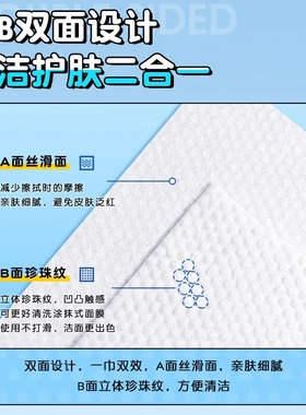 健美创研洗脸巾一次性棉柔巾加厚珍珠洗面擦脸卸妆洁面卷巾卷筒式