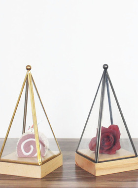 玻璃罩家居摆件微景观婚礼永生花