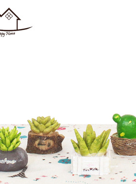 宫崎骏龙猫动漫汽车多肉配饰摆件