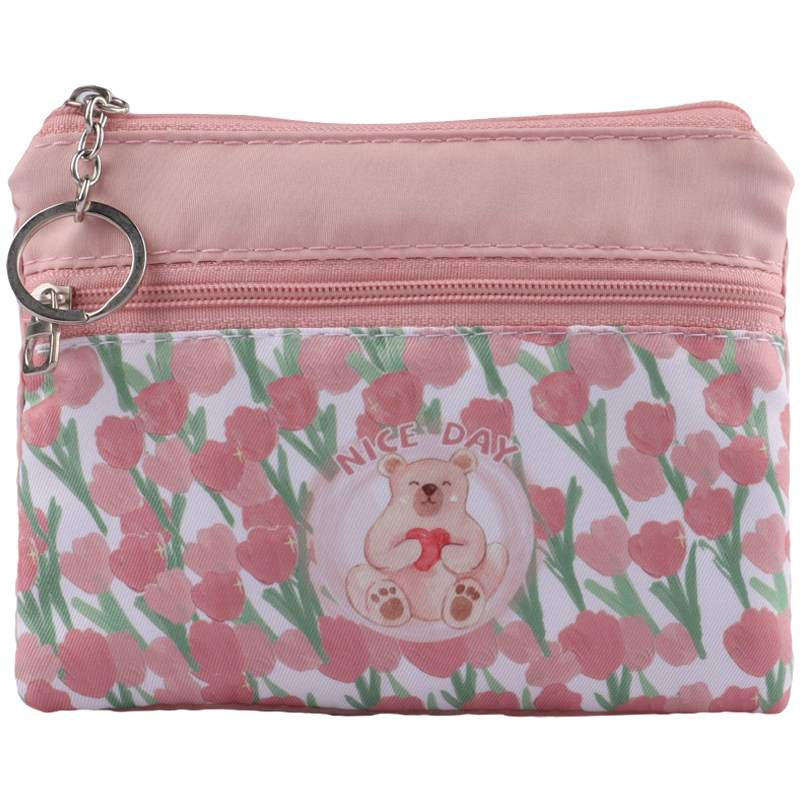 原创迷你零钱包小众清新布艺学生碎花可爱拉链少女心口红锁匙卡包,淘宝优惠券,粉丝福利购,淘宝优惠卷