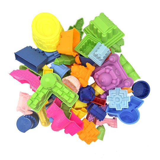 儿童安全无毒太空沙城堡模具套装可组合益智玩具男孩女孩沙滩玩具