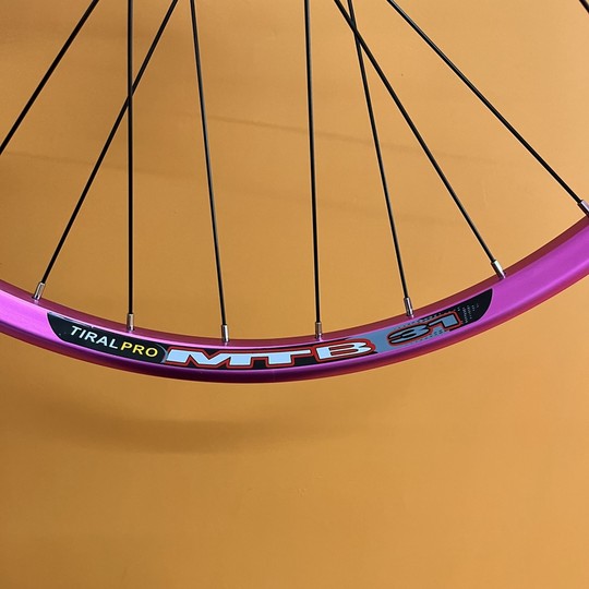 24寸26/27.5/29寸炸街120响4培林快拆碟刹铝合金山地自行车轮组